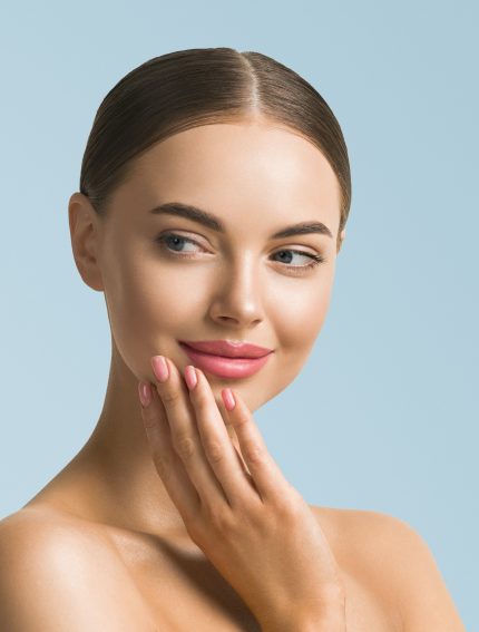 Woman Beauty Portrait. Natural classic make up